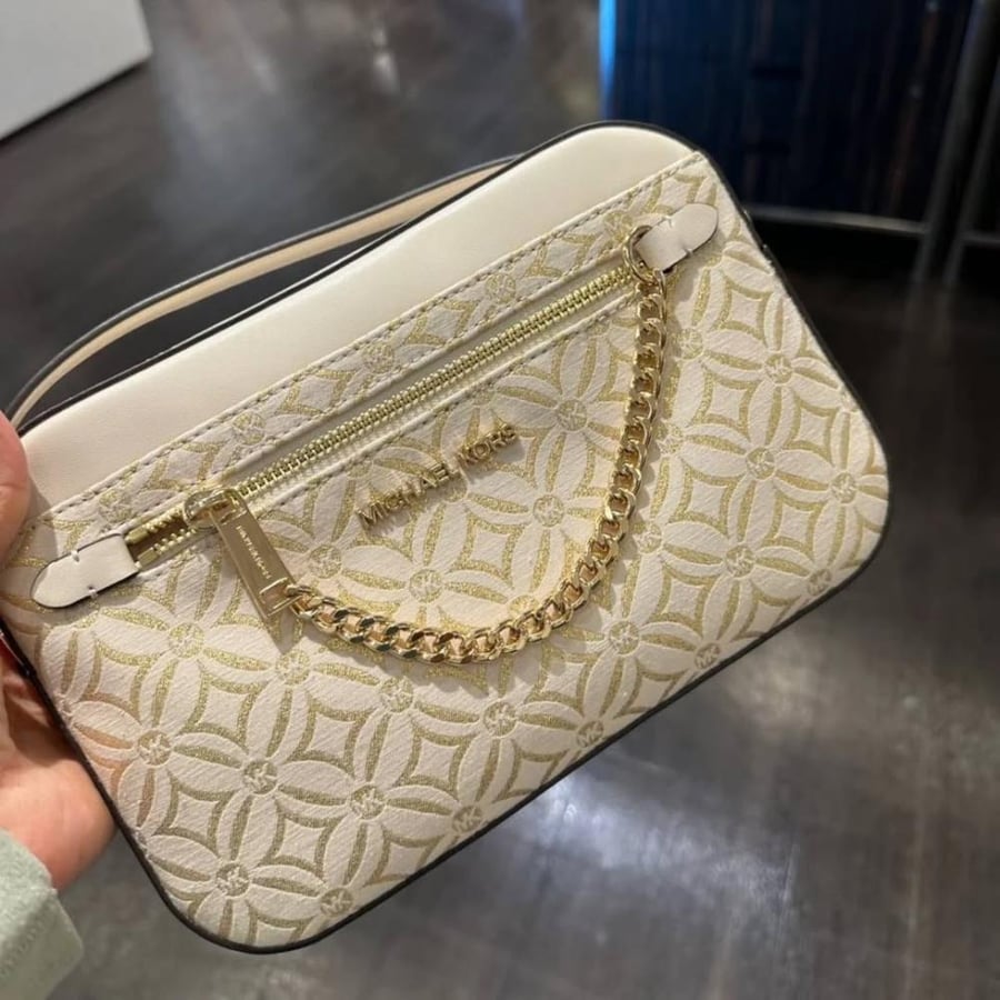 Jet Set Large Saffiano Leather Crossbody Bag
