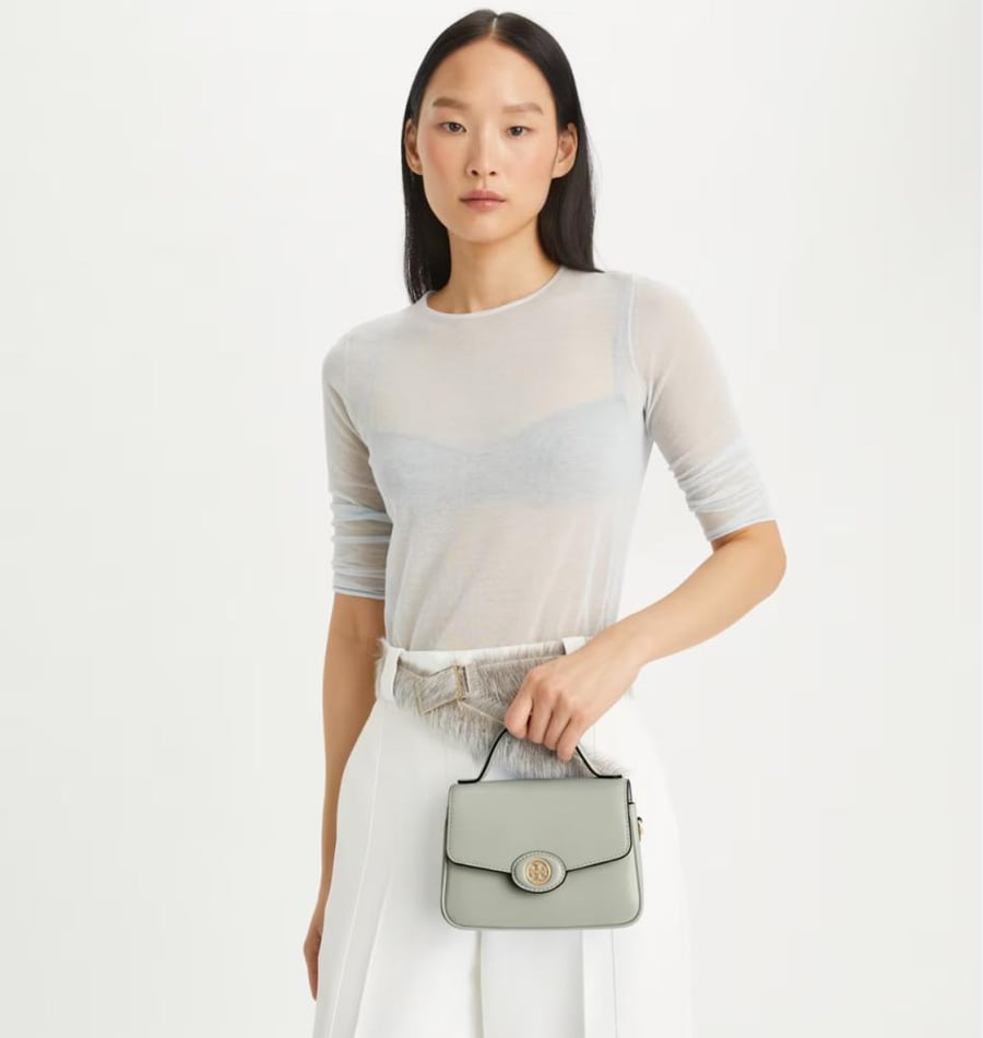 ROBINSON SPAZZOLATO SMALL TOP-HANDLE BAG