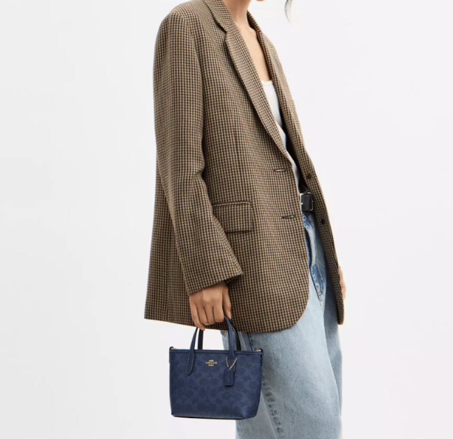 City Mini Tote Bag In Signature Canvas