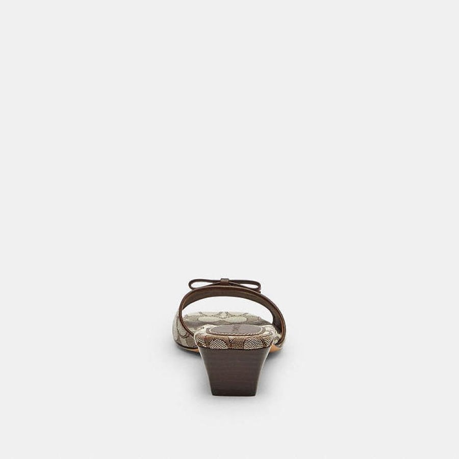 Bow Kitten Heel Sandal