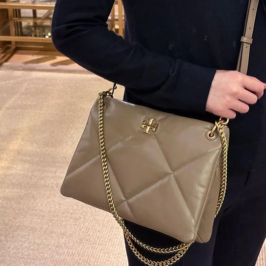 SMALL KIRA DIAMOND QUILT SHOULDER BAG