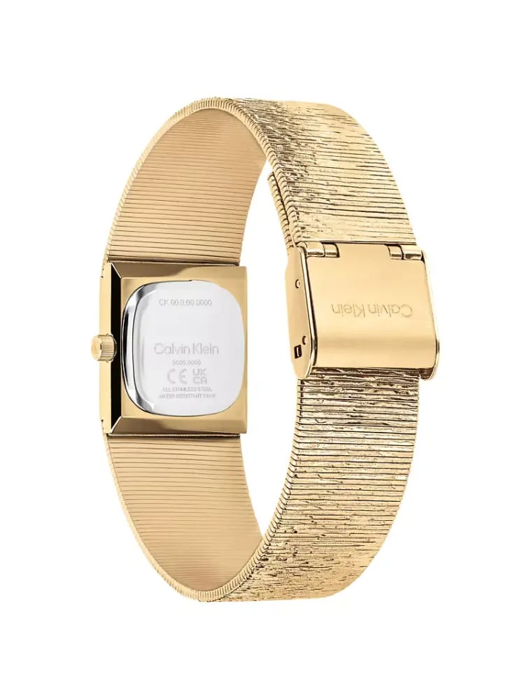 Square Case Textured Bracelet Watch