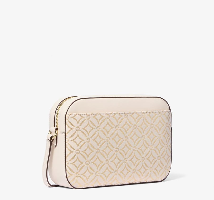 Jet Set Large Saffiano Leather Crossbody Bag