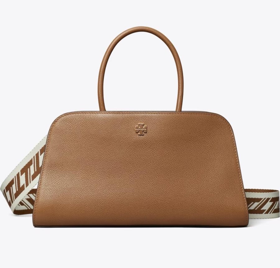 SMALL CENTER ZIP SATCHEL