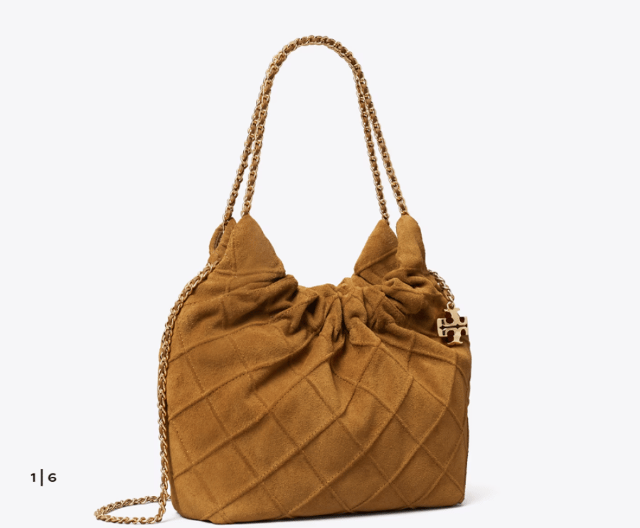 MINI FLEMING SOFT SUEDE HOBO BAG