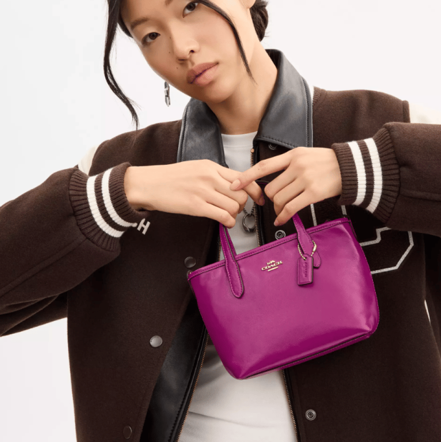 City Mini Tote Bag In Signature Canvas