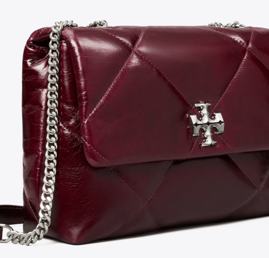 KIRA DIAMOND QUILT DISTRESSED SHOULDER BAG