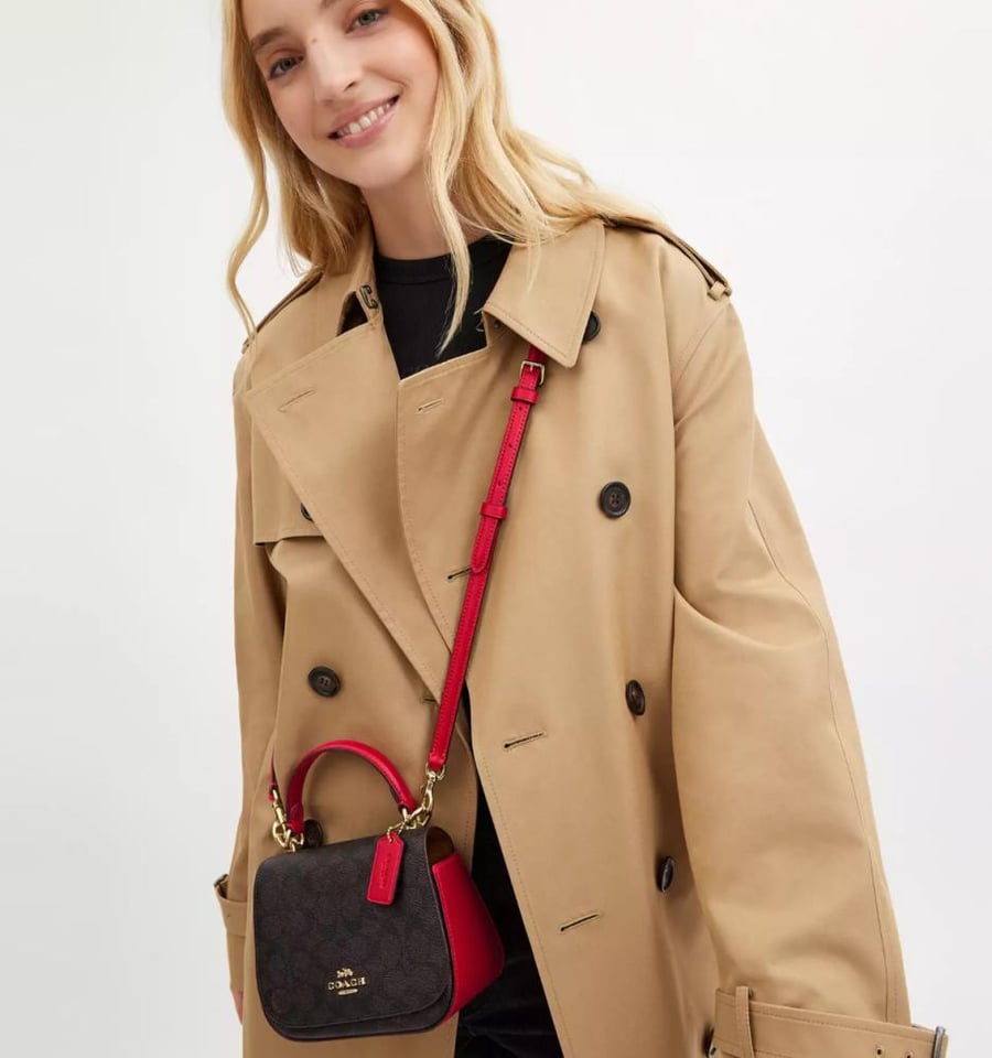 Lysa Top Handle Bag In Signature Canvas