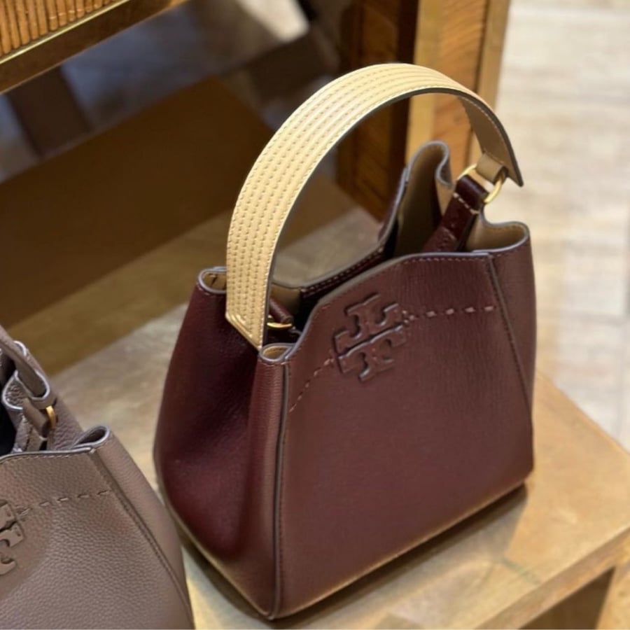 SMALL MCGRAW TEXTURED BUCKET BAG