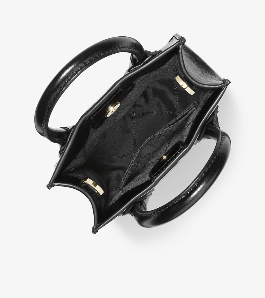 Mercer Extra-Small Pebbled Leather Mercer Extra-Small Patent Crossbody Bag
