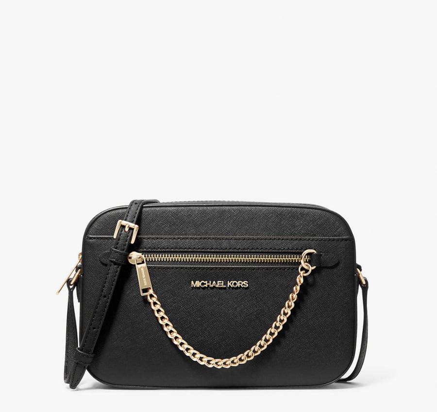 Jet Set Large Saffiano Leather Crossbody Bag