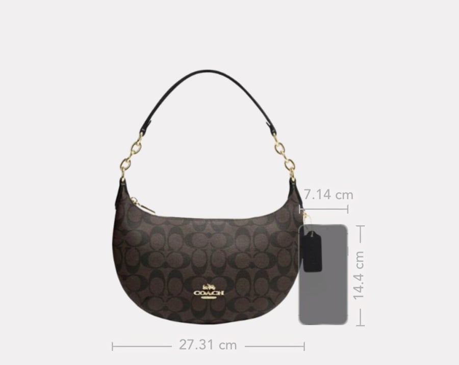 Payton Hobo In Signature Canvas
