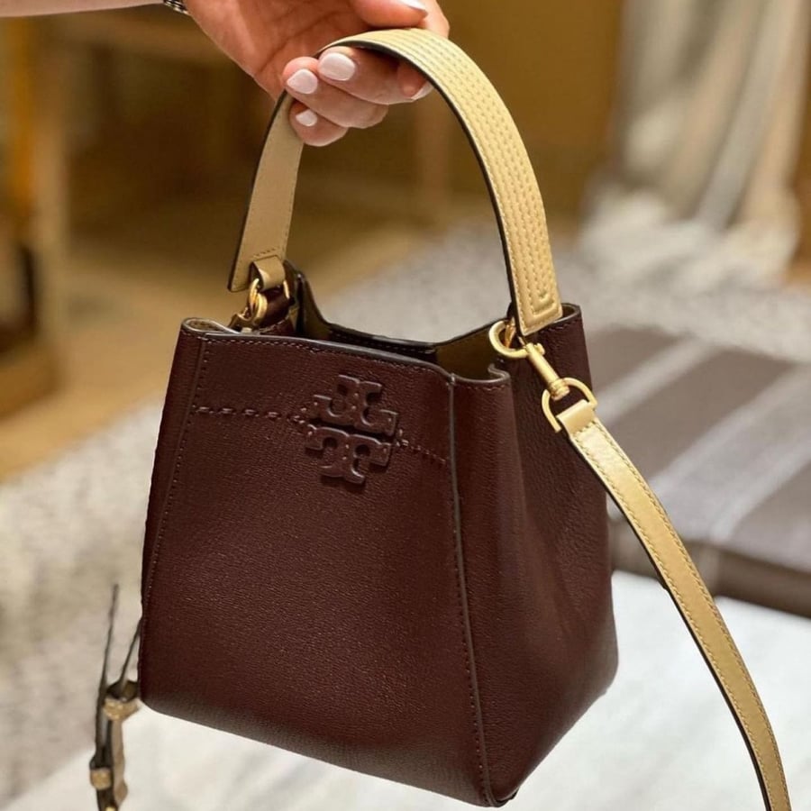 SMALL MCGRAW TEXTURED BUCKET BAG