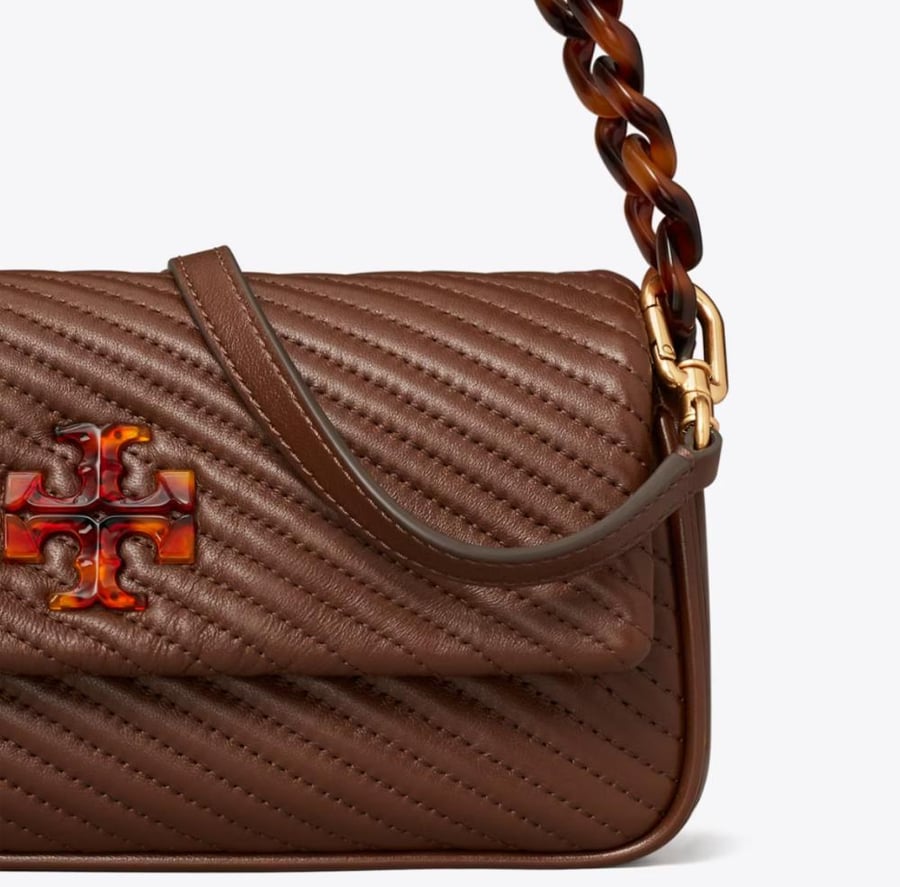 SMALL KIRA MOTO QUILT FLAP SHOULDER BAG