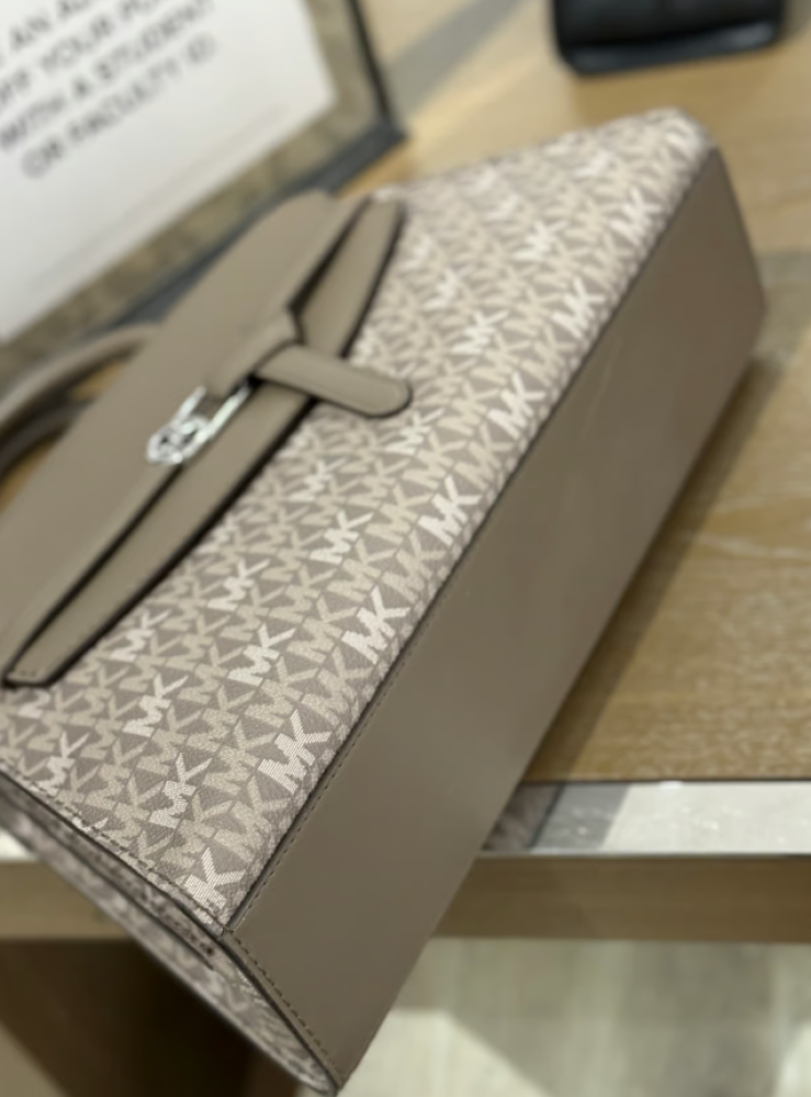 Greta Medium Embossed Satchel