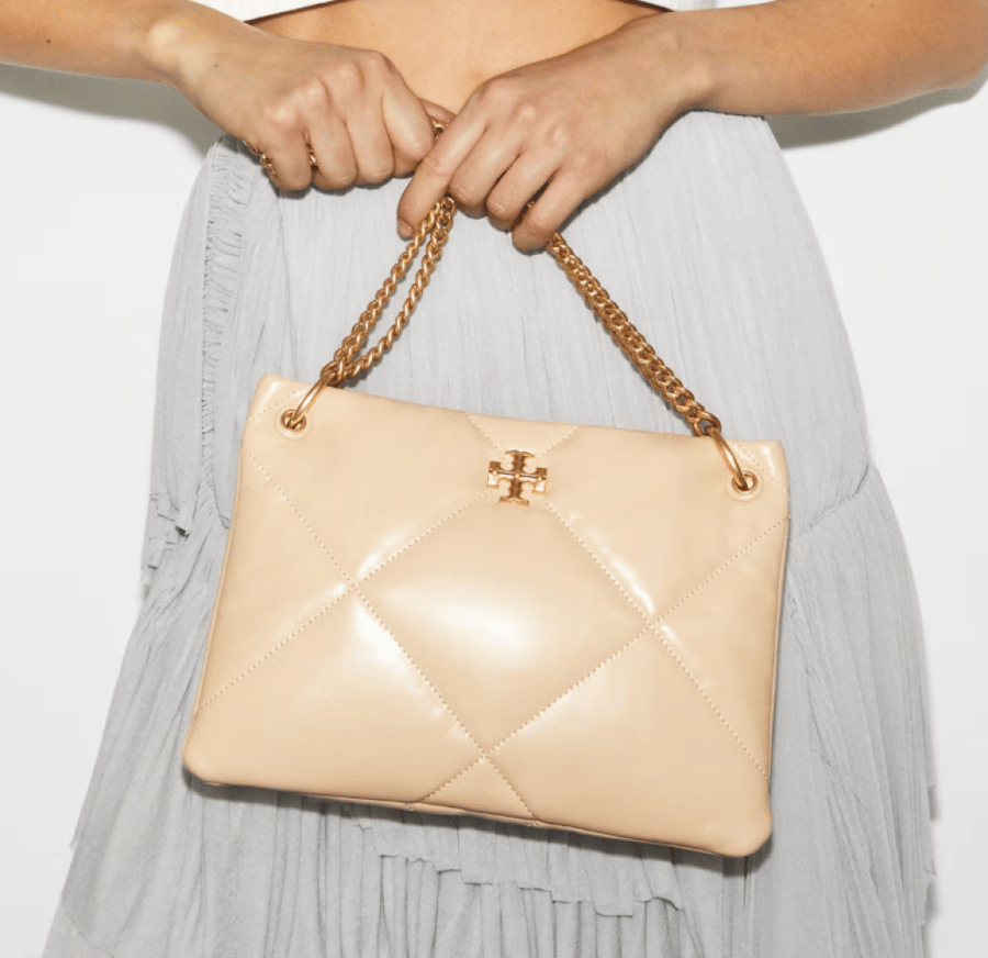 SMALL KIRA DIAMOND QUILT SHOULDER BAG