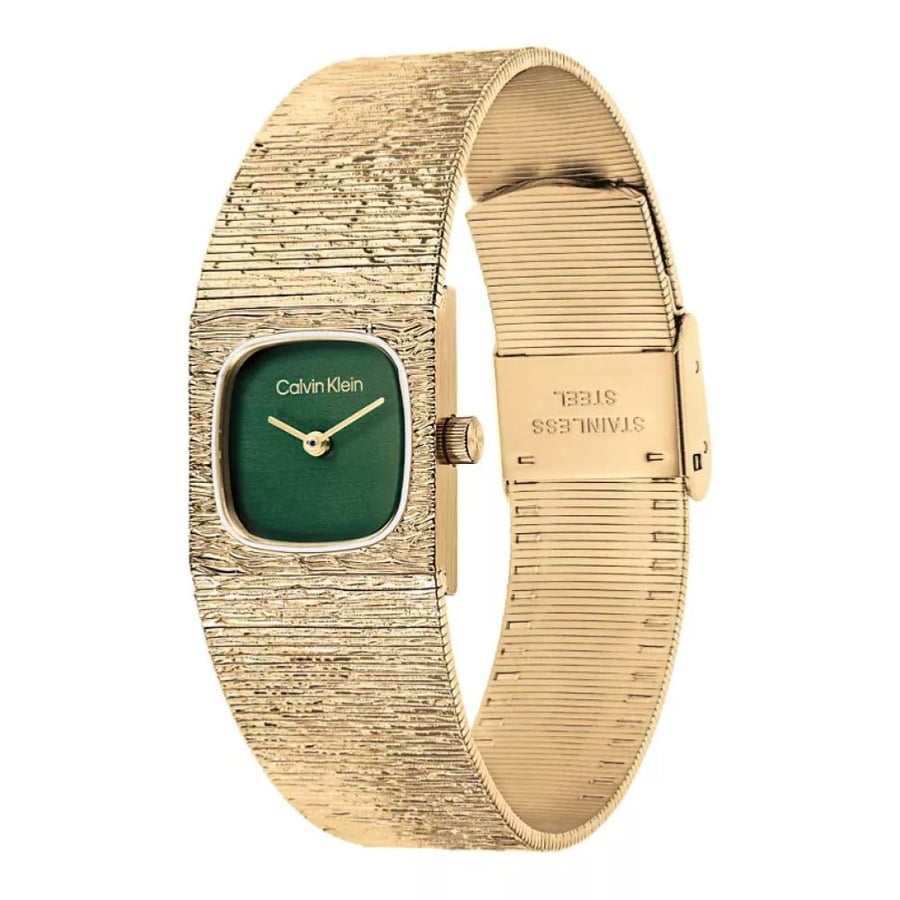 Square Case Textured Bracelet Watch