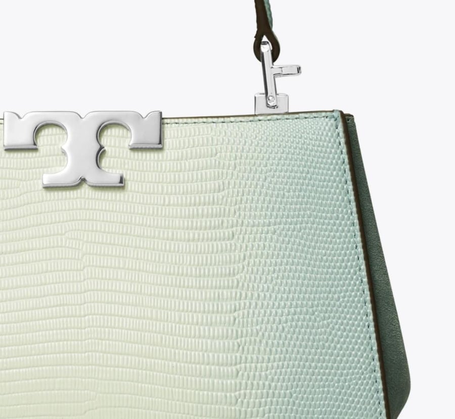 MINI ELEANOR SNAKE-EMBOSSED SATCHEL