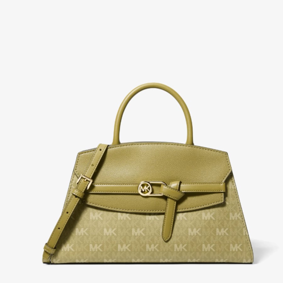Greta Medium Embossed Satchel