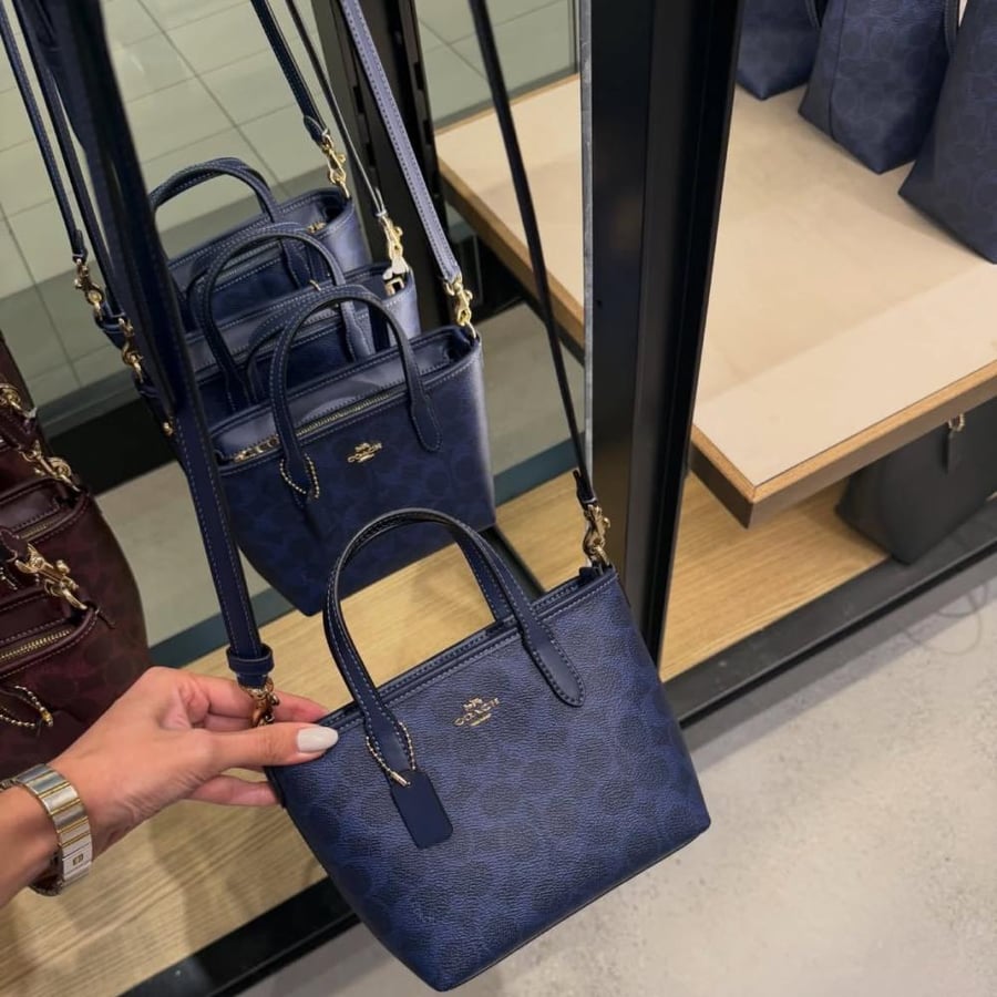 City Mini Tote Bag In Signature Canvas