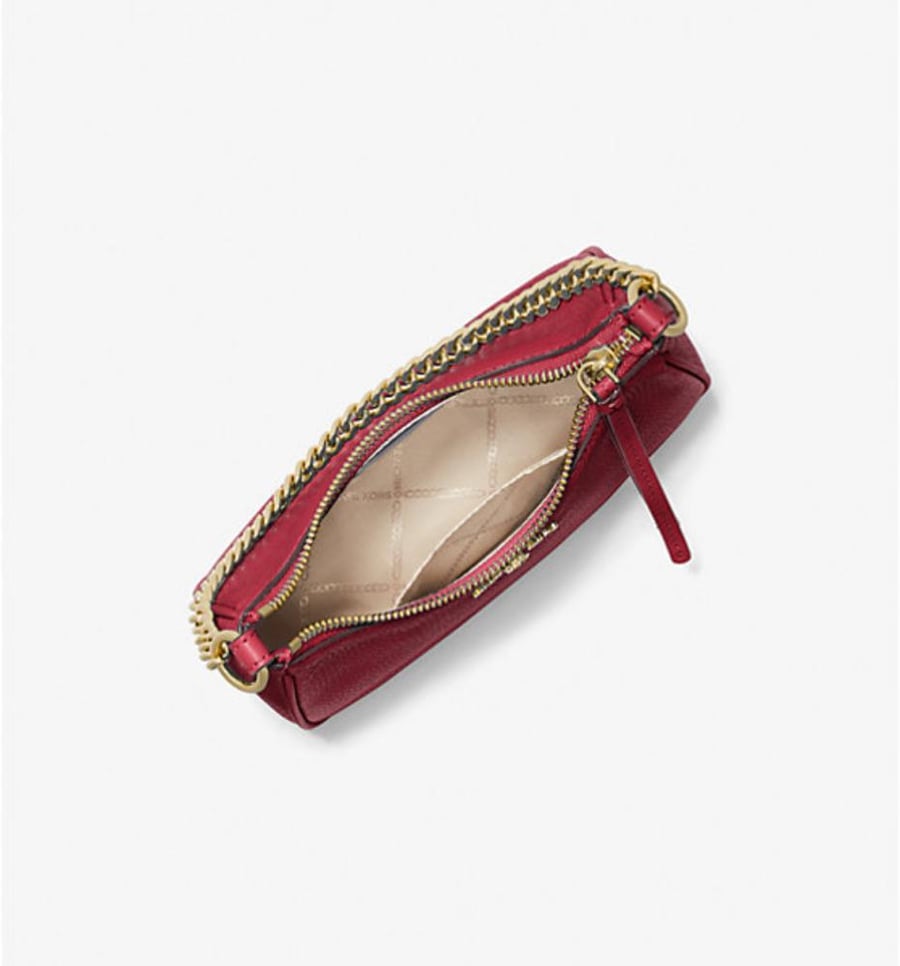 Jet Set Charm Small Pebbled Leather Pochette