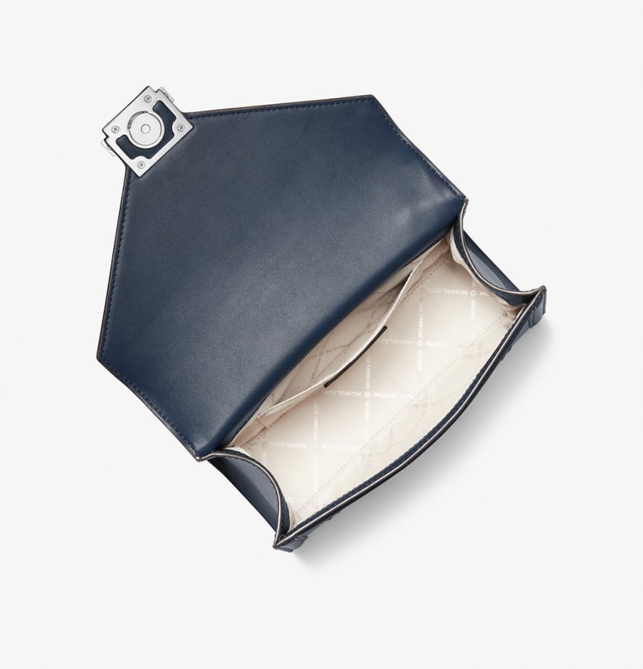 Whitney Medium Color-Block and Signature Logo Shoulder Bag