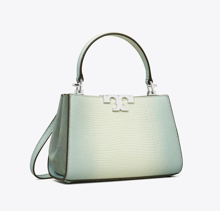 MINI ELEANOR SNAKE-EMBOSSED SATCHEL