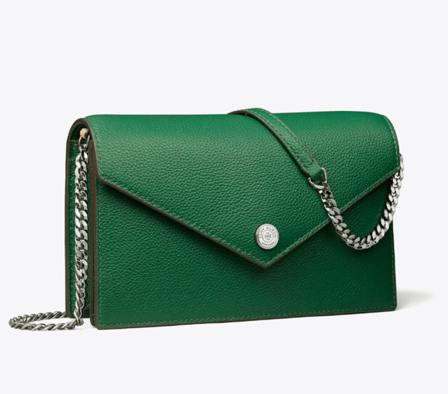 PEBBLE ENVELOPE CHAIN WALLET