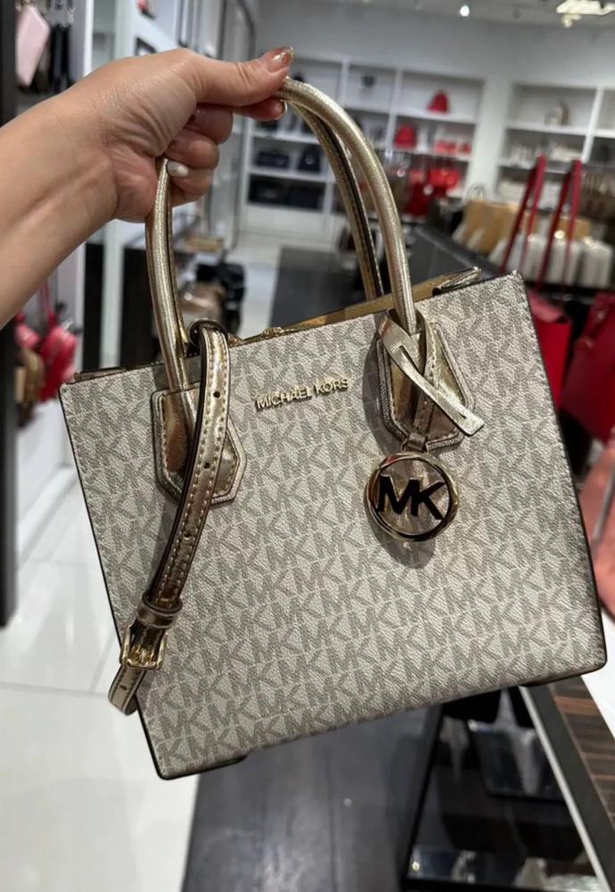 Mercer medium pebbled leather crossbody bag