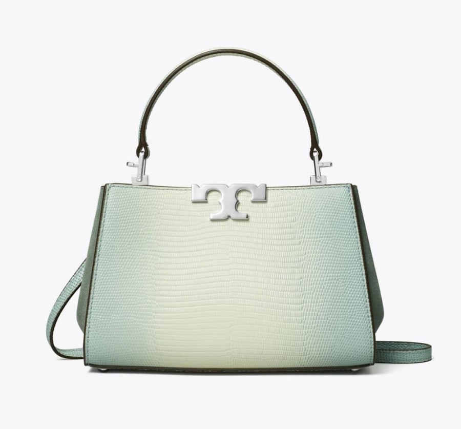 MINI ELEANOR SNAKE-EMBOSSED SATCHEL