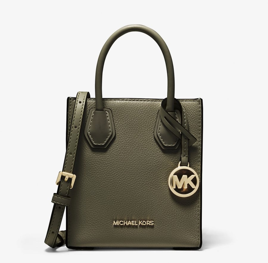 Mercer Extra-Small Pebbled Leather Crossbody Bag