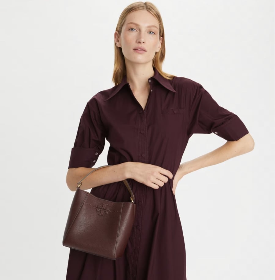 SMALL MCGRAW TEXTURED BUCKET BAG