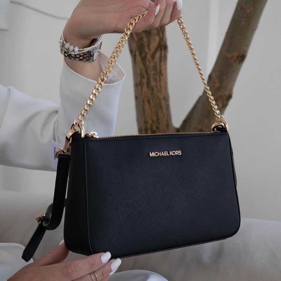 Jet Set Medium Saffiano Leather Crossbody Bag
