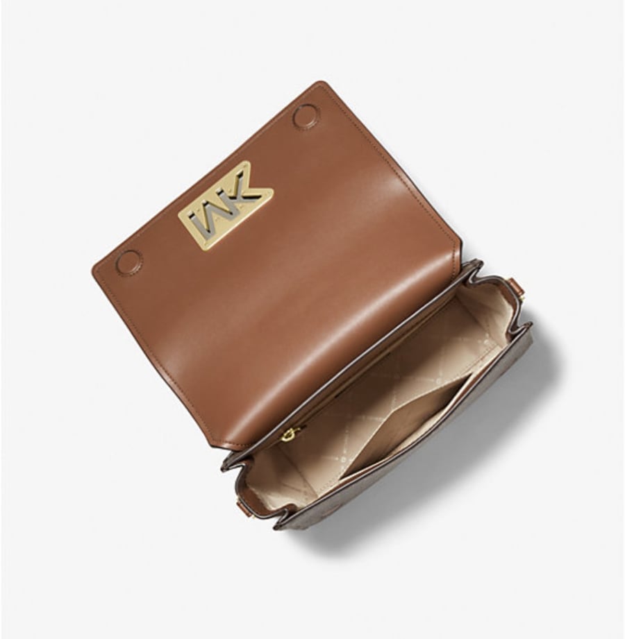 Whitney Medium Color-Block and Signature Logo Shoulder Bag