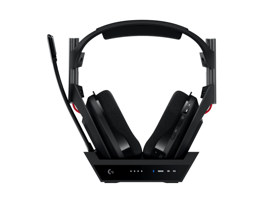 سماعة رأس لاسلكية للألعاب ASTRO A50 LIGHTSPEED مع محطة قاعدة