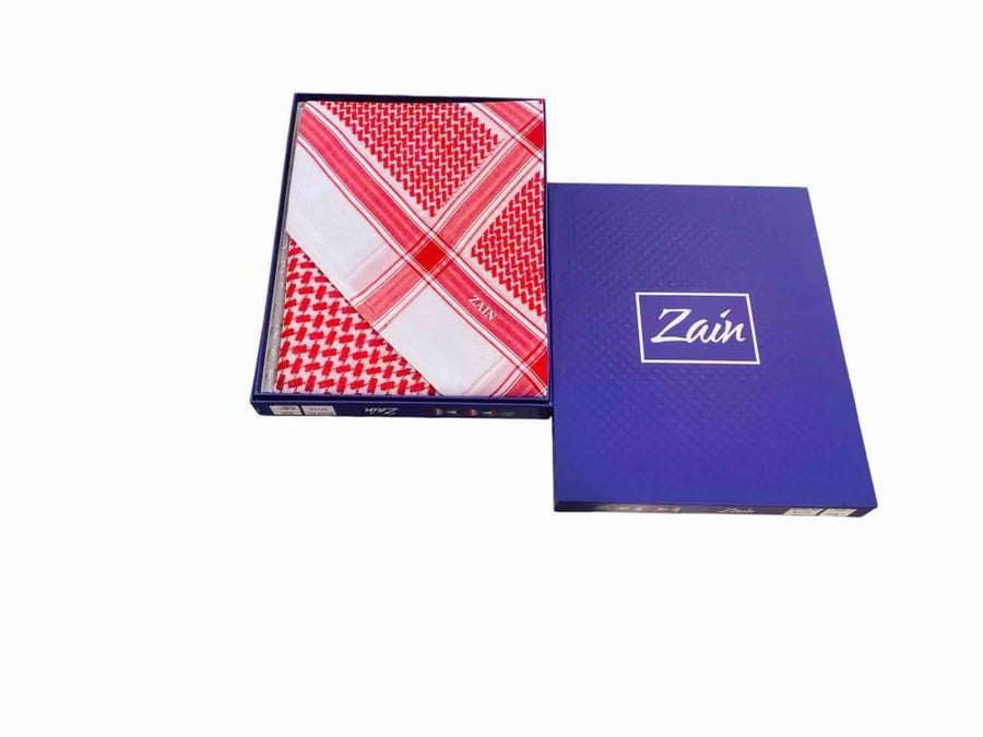 شماغ احمر رجالي zain