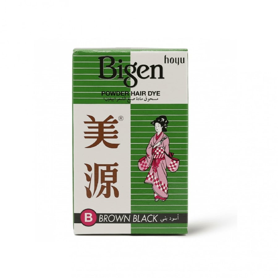 Pagion powder dye in black brown