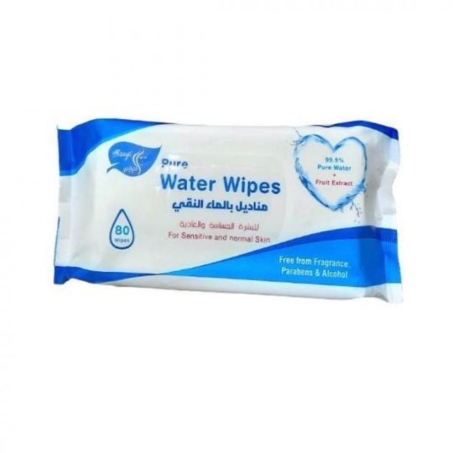 The brides tissues with pure water 80 tissues for sensitive and normal skin