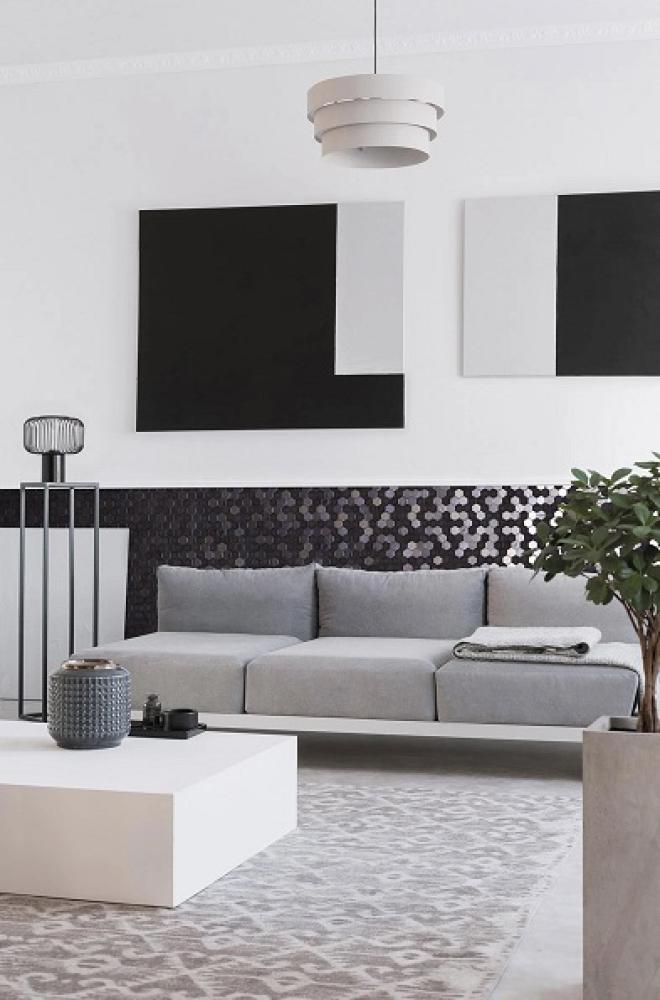 Hex XL Stone Glass Opale Black