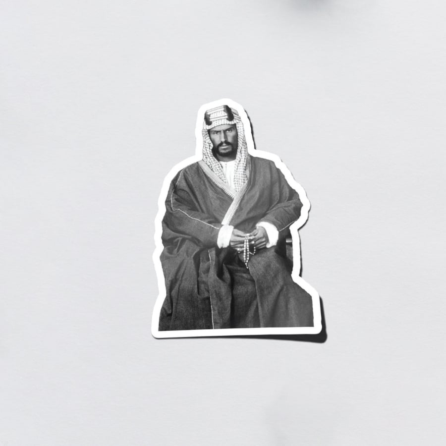 استيكر  الملك عبد العزيز