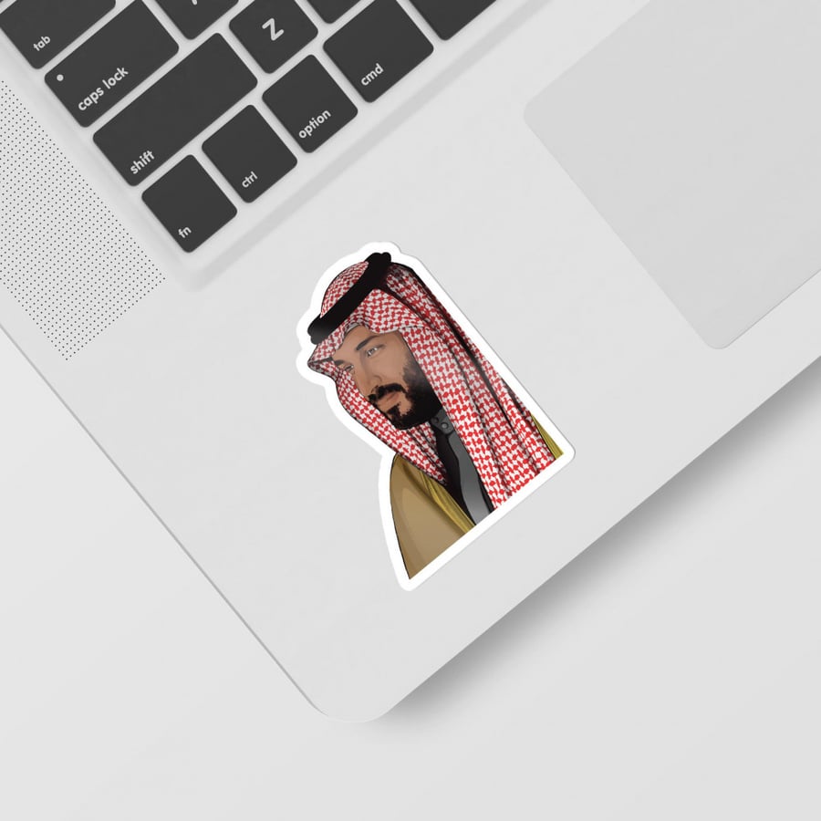 استيكر ولي العهد محمد بن سلمان