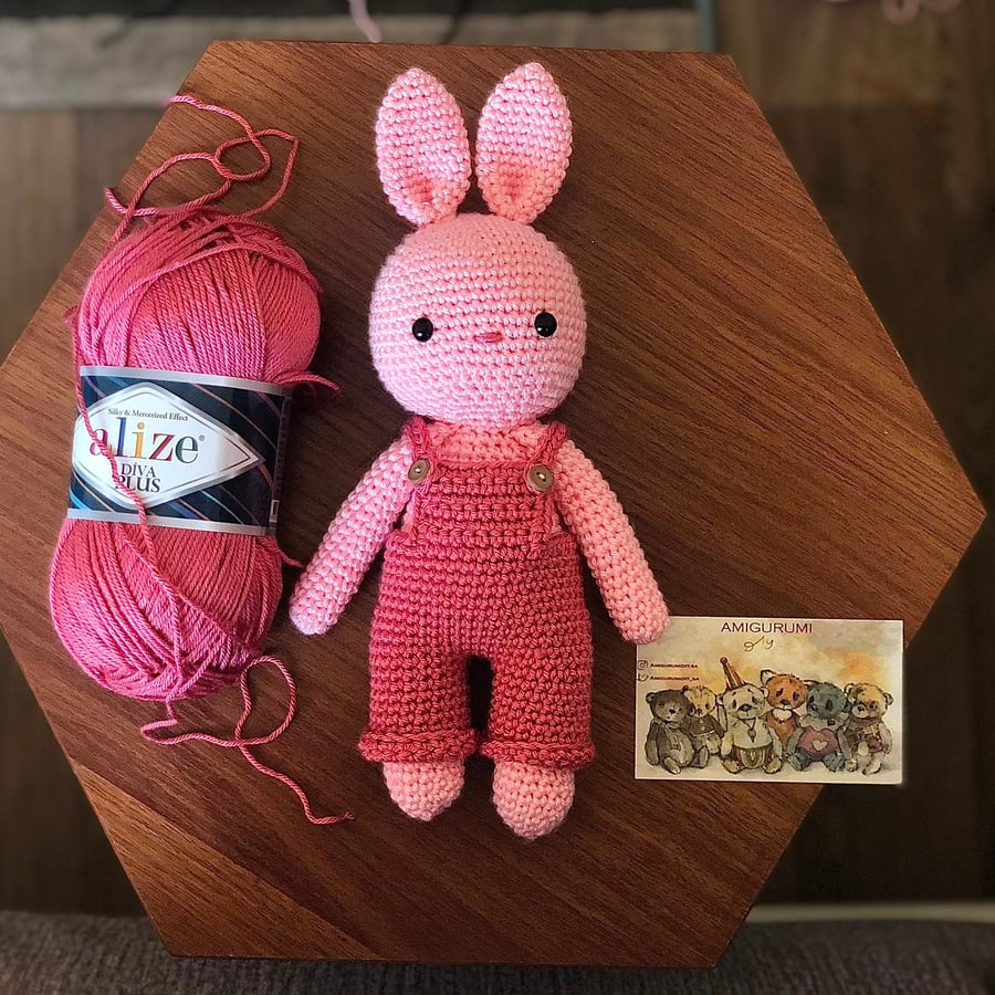 Bunny Overalls Plush 01