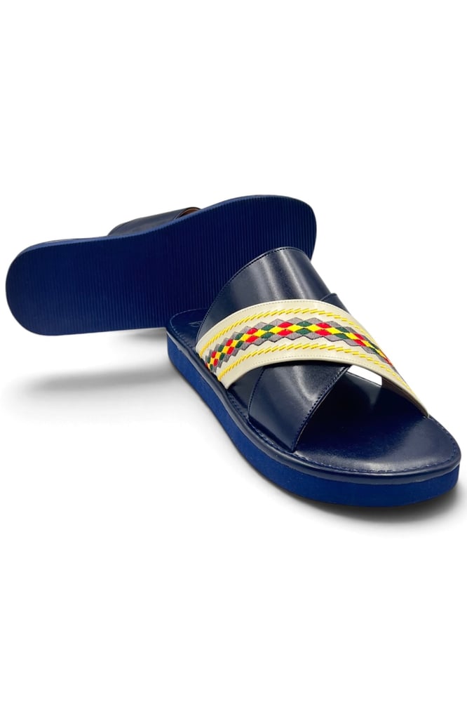 Arabian Comfort Sandals | Saudi Made - Navy (SA300-NVY)