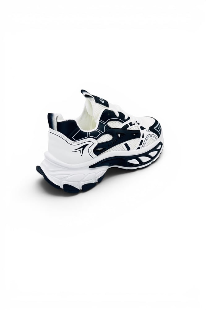 Street Mode Fashion Sports Shoes | Chunky Street Style Shoes - Black/White