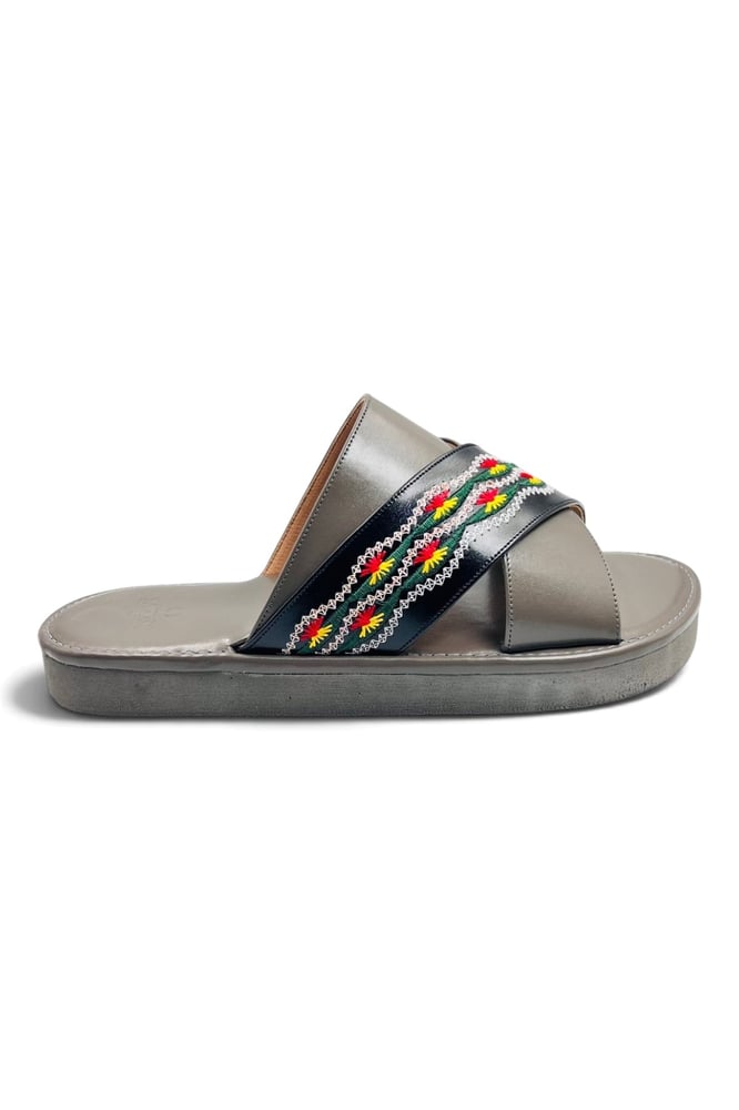 Arabian Comfort Sandals Saudi Made Grey SA305 GRY