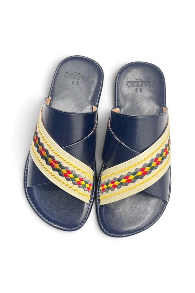 Arabian Comfort Sandals | Saudi Made - Navy (SA300-NVY)