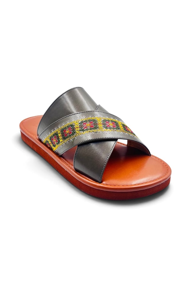 Arabian Comfort Sandals | Saudi Made - Grey (SA301-GRY)
