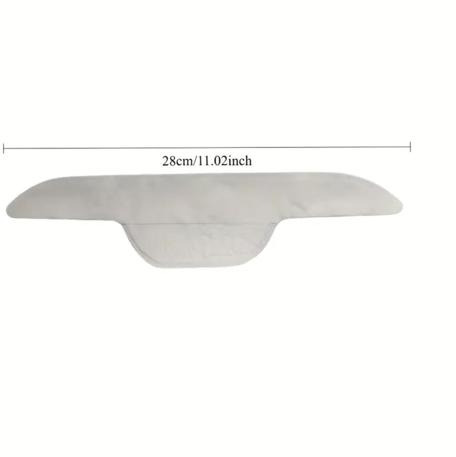 10-Pack Unisex Collar Sweat Pads - Extra Adhesive Neck Protectors for Shirts, Invisible & Comfortable, Ideal for Men & Women, Non- Fabric, White, Neck Sweat Protection, Discreet Design, Secure Fit Design عبوة من 10 وسادات عرق للرقبة للجنسين - واقيات رقبة 