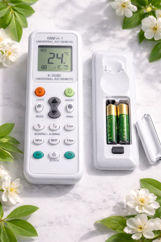 1000 IN 1 Universal A/C Remote K-1028E جهاز تحكم عن بعد عالمي لمكيف الهواء 1000 في 1 K-1028E