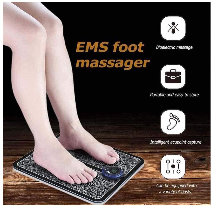 EMS Foot Massager 8 Modes & 19 Gears DLC-M6407 جهاز تدليك القدمين EMS بـ 8 أوضاع و19 سرعة DLC-M6407